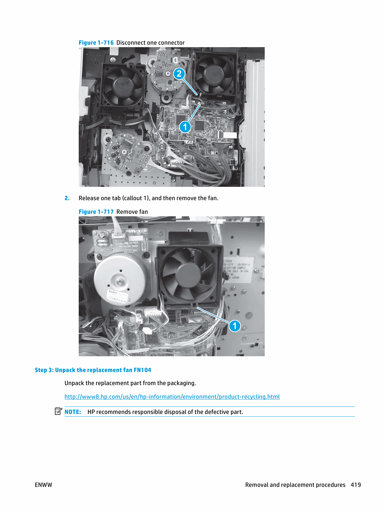 HP LaserJet Enterprise M604 M605 M606 Parts and Repair Manual PDF download-2